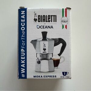 Bialetti Moka Express Silver Coffee Maker